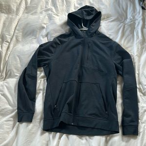size large navy men's lululemon zip hoodie